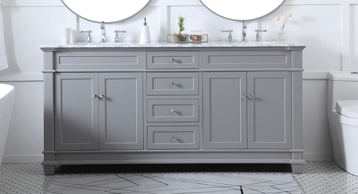 Elegant Furniture and Lighting Bathroom Vanity - Thumbnail 2
