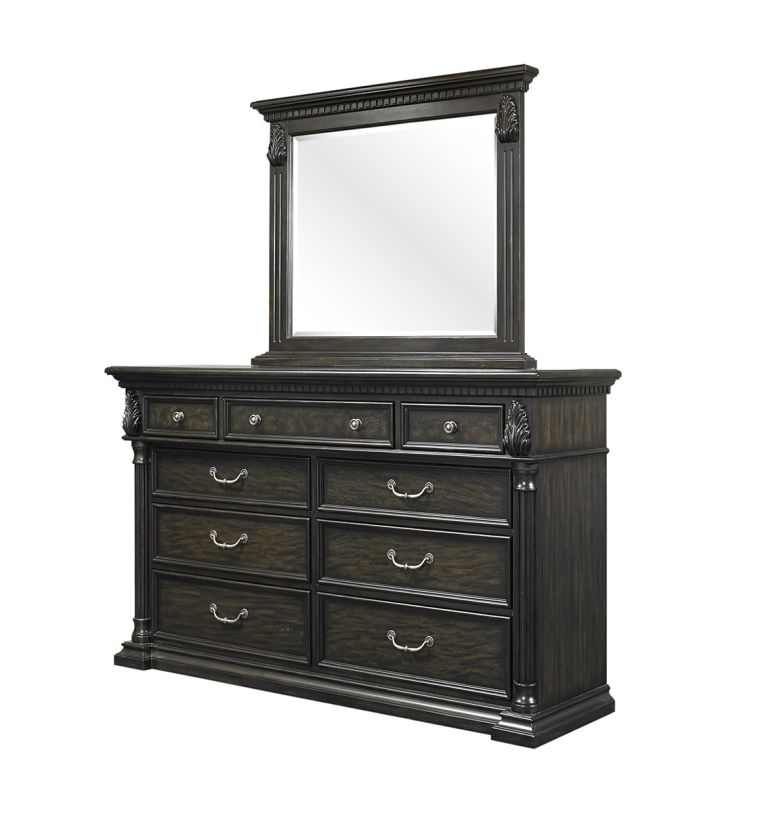 Shop FD Home Timeless 9 Drawer Dresser in Black 7300-05