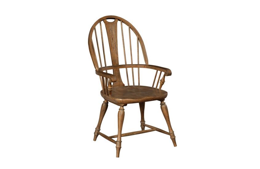 Large image Kincaid Weatherford-Heather Baylis Arm Chair in Brown 76-064 (Set of 2)  CODE:UNIV26 for 26% Off