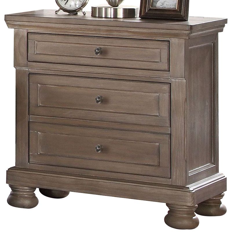 Pewter nightstand new arrivals