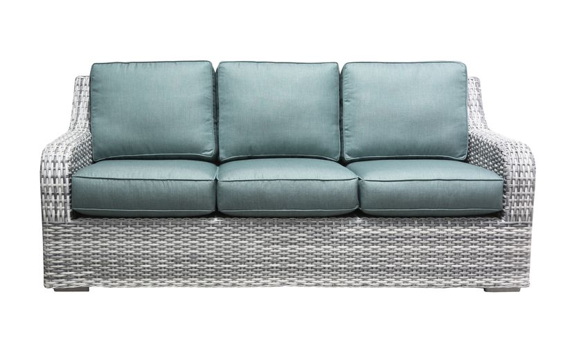 Large image BeachCraft Furniture South Beach Outdoor Sofa S9844  EST SHIP TIME APPX 8 WEEKS