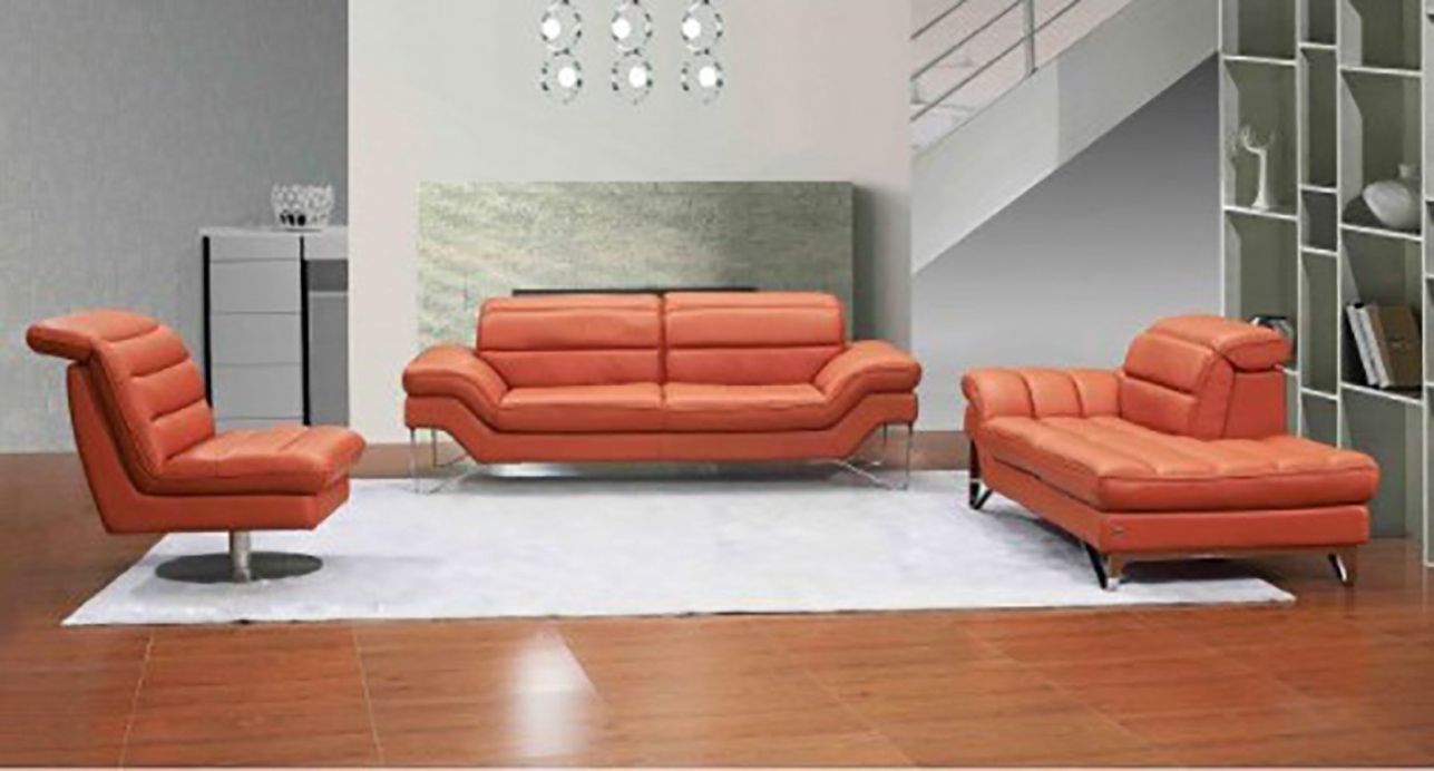 J&M Astro Lounger in Pumpkin 18062-LG