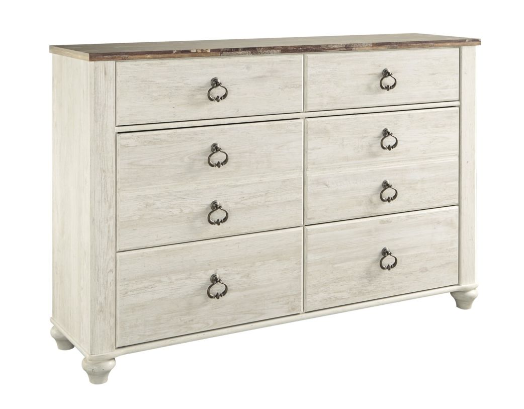 Large image Willowton Dresser in Wash White  B267-31