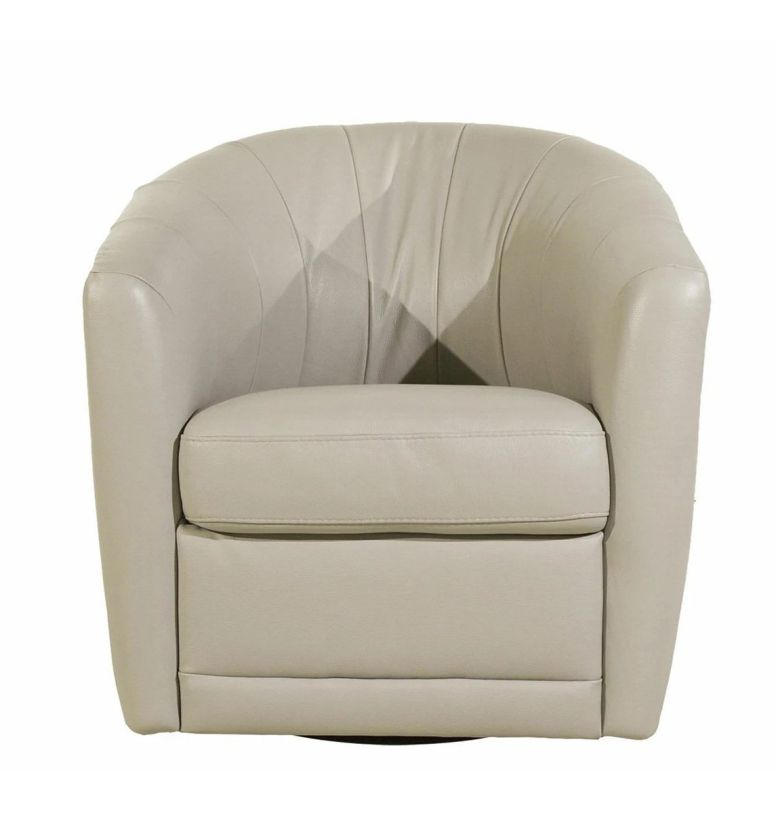 Natuzzi Editions Giada Swivel Armchair in Dove B596 066 10BS