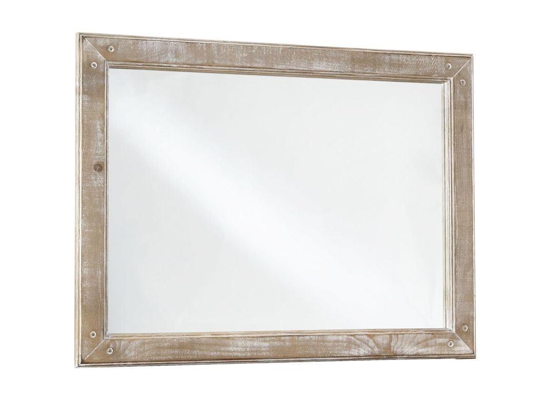 Large image Progressive Furniture Chatsworth Mirror in Chalk B643-50