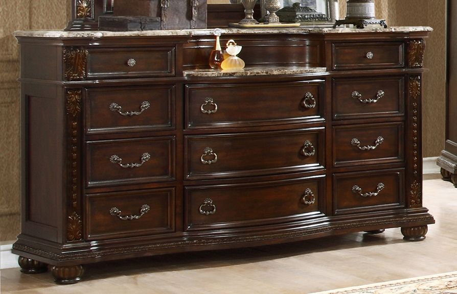 white christmas dresses Amish Made Solid Cherry Modern 5-Drawer Dresser Chest main image 1