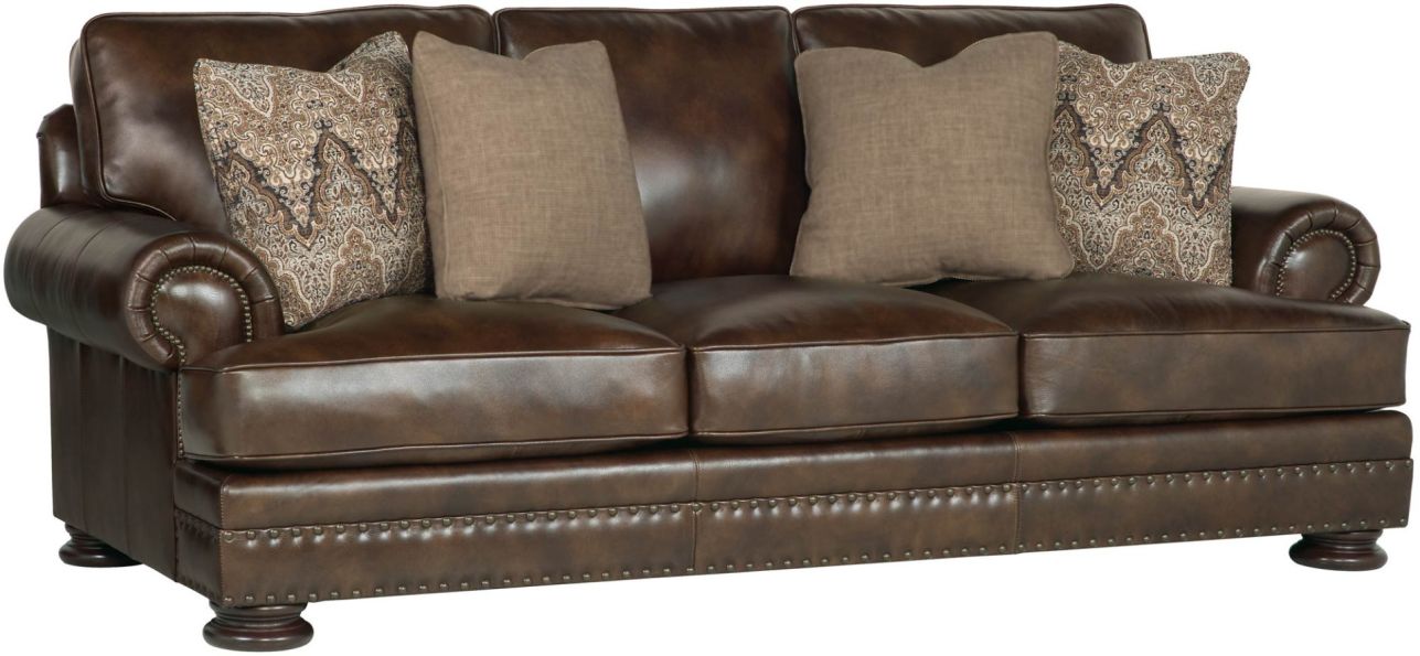 Bernhardt Upholstery Foster Leather Sofa 5377LO