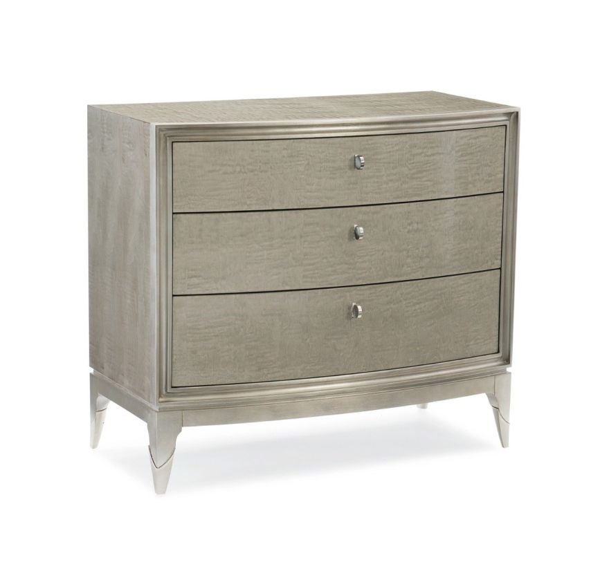 Large image Caracole Furniture Classic Rise And Shine Nightstand in Moonlit Sand CLA-417-061  CODE:UNIV31 for 31% Off