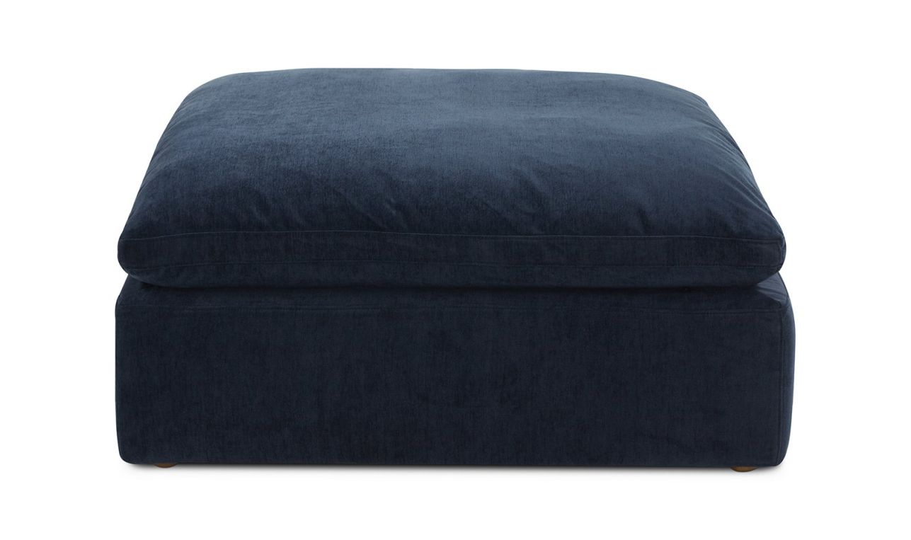 Moe's Home Collection Clay Ottoman in Nocturnal Sky YJ-1002-46