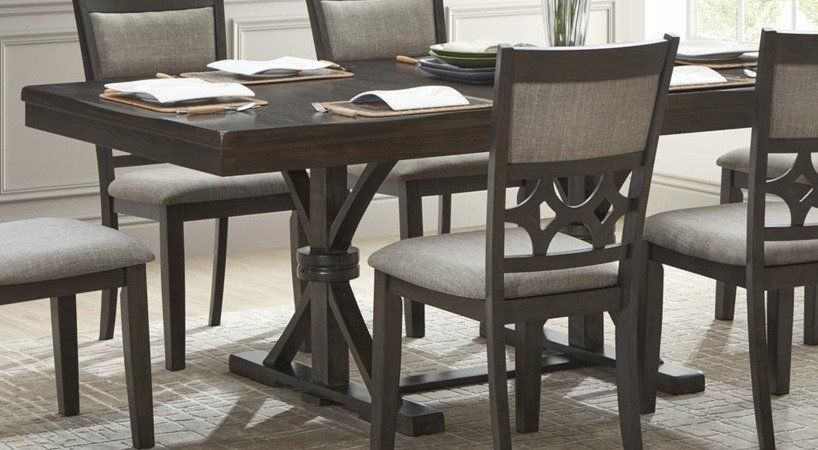 Large image Cosmos Milo Dining Table in Gray