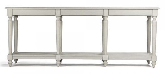 Zentique Alsace Console Table In White Ct043 309 Zentique Alsace Console Table In White, Zentique Console Table