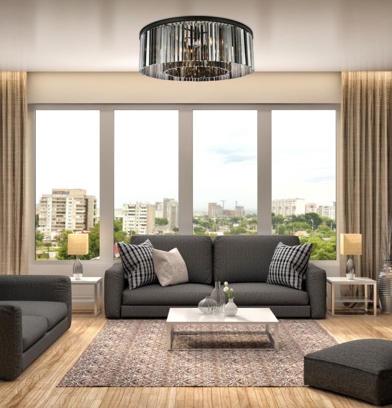 Elegant Furniture and Lighting Sydney Flush Mount - Thumbnail 2