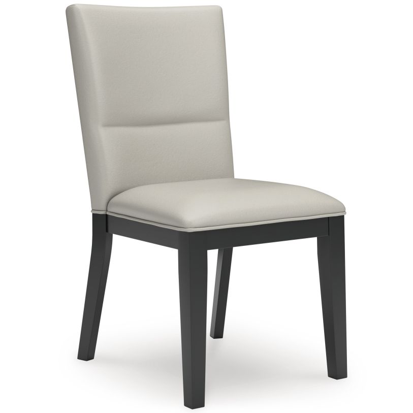 Glinari Dining Chair - Taupe/Black - (D476-01) Glinari Dining Chair - Taupe/Black - (D476-01)