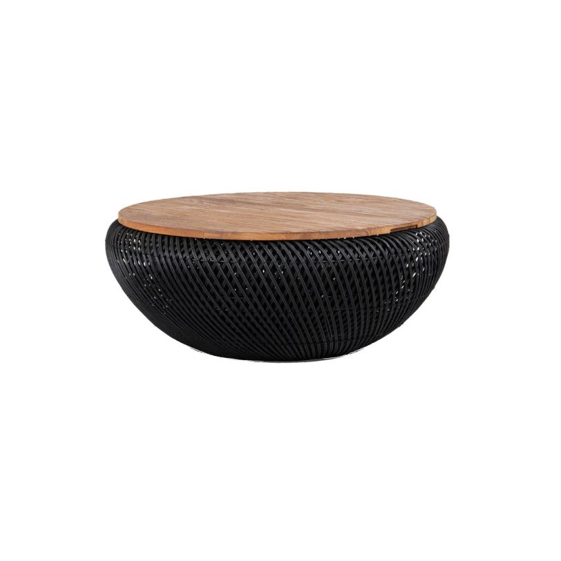 Shop LH Home D-Bodhi Wave Coffee Table - Black DBA97-BLK