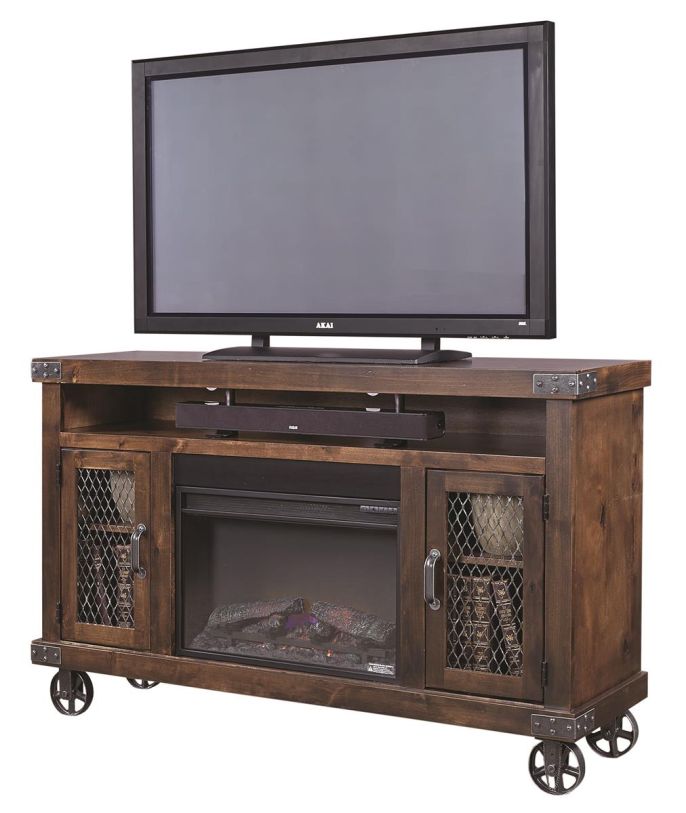 Aspenhome Industrial 62" Fireplace Console - Thumbnail 5