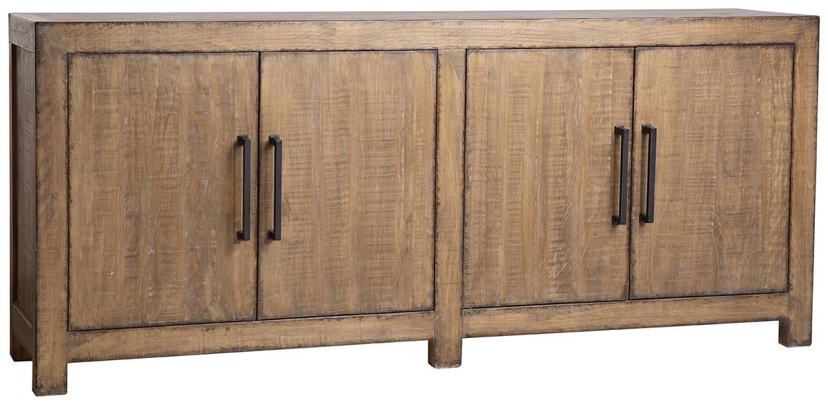 Dovetail Furniture Merwin Sideboard in Medium Brown DOV985MB