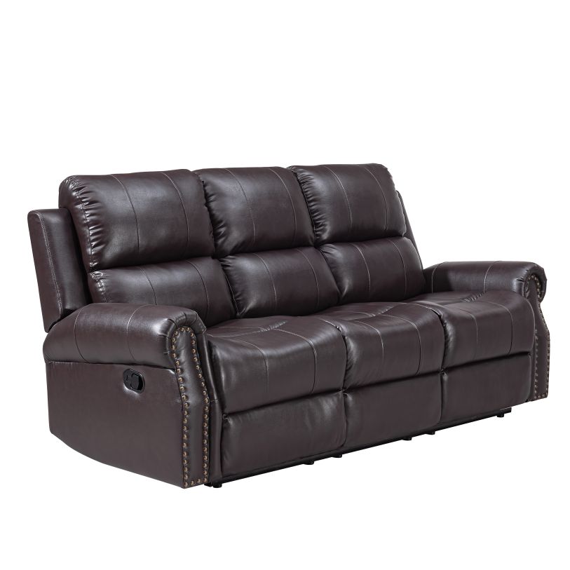 New Classic Sierra Sofa w Dual Recliners Brown U9021 30 BRN PROMO
