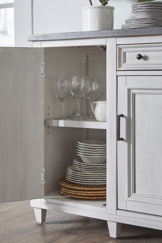 Caraway Aged Ivory Sideboard