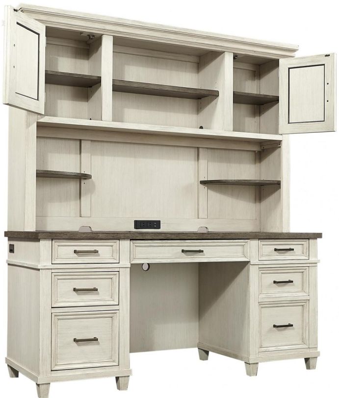 Aspenhome Caraway Credenza & Hutch - Thumbnail 2