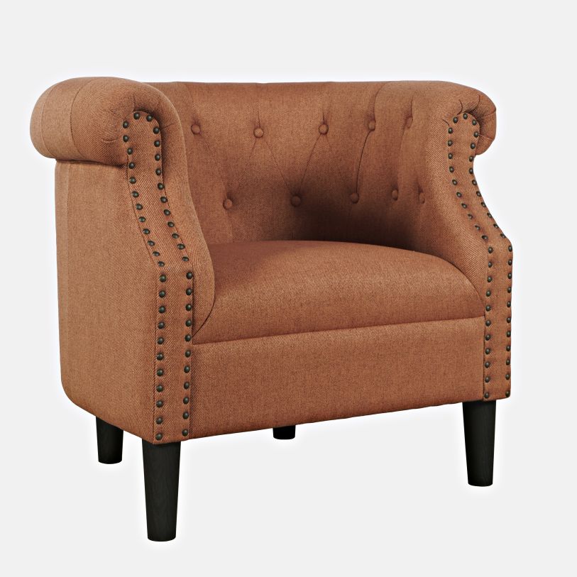 Shop Jofran LILY ACCENT CHAIR in Spice LILY-CH-SPICE