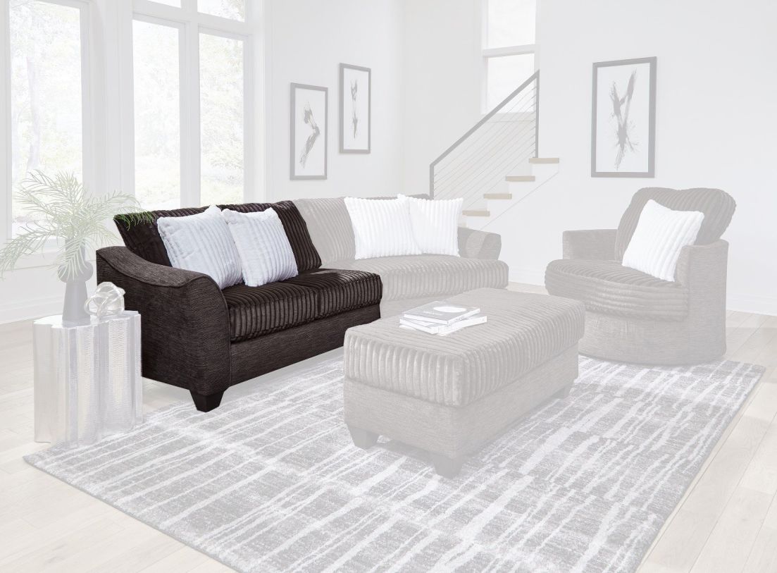 Peak Living 640 2pc Living Room Set in Greame Espresso/Massis