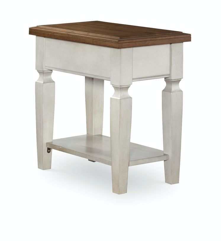 John Thomas Vista Side Table in Hickory Shell OT79-15E2