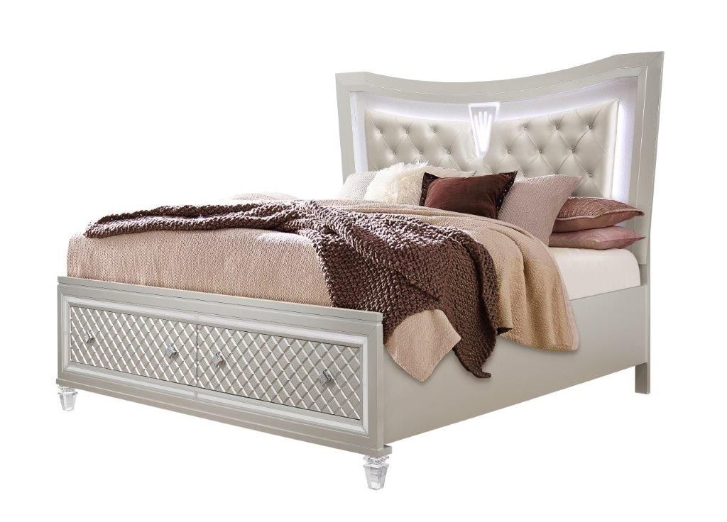 Global Furniture Paris Queen Storage Bed