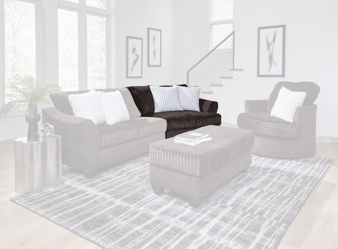 Peak Living 640 2pc Living Room Set in Greame Espresso/Massis