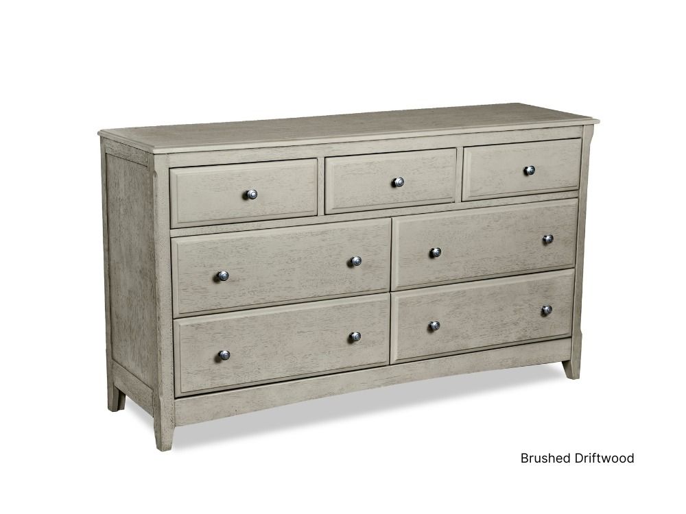 grey driftwood dresser 1Pc Contemporary Six Drawers Dresser Brownish Gray Driftwood Finish Rustic  Finish Bedroom Wooden Furniture Gray,Grayish Brown Bedroom main image 1