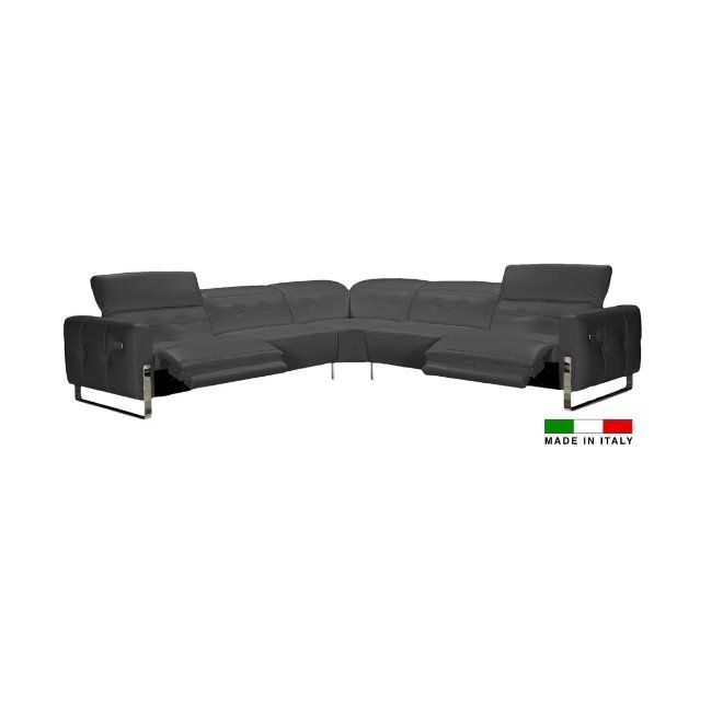 Shop Bellini Nicole Motion Sectional in Dark Grey