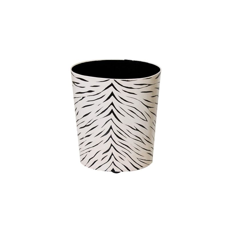 Worlds Away Hide Wastebasket - Thumbnail 2