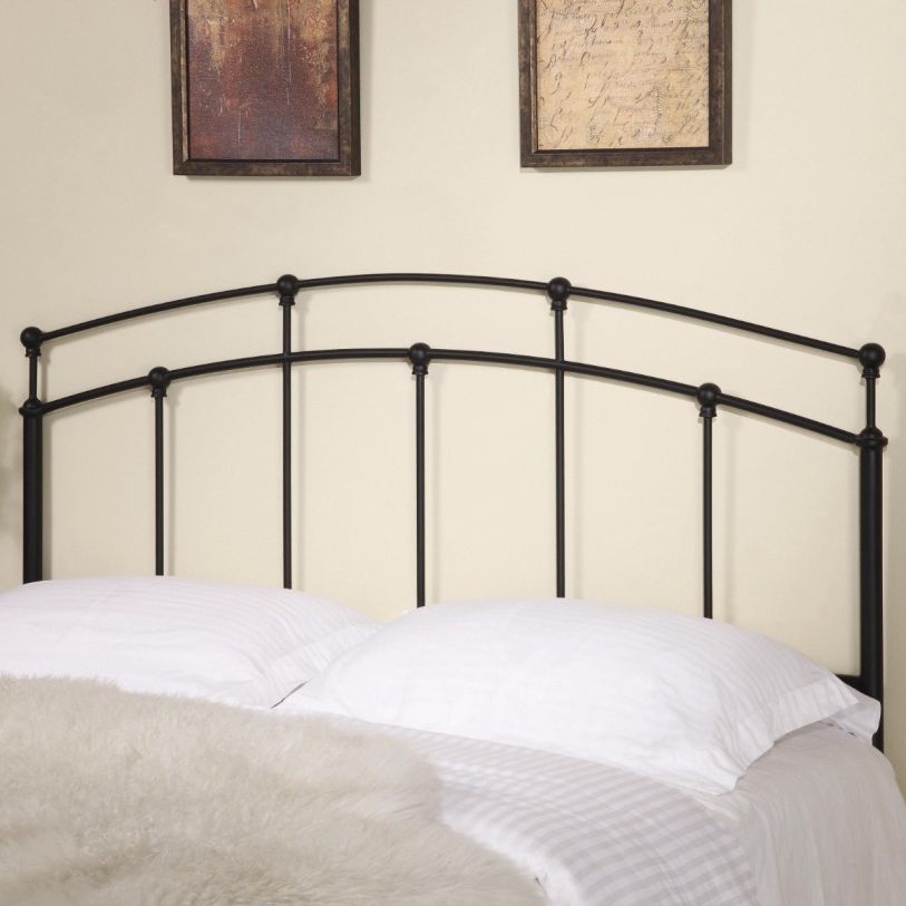 Emma Mason Signature Keila Full Queen Metal Headboard Only in Black