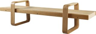 Zentique Louis Red Striped Bench CFH034-3 E255-3 A034 Zentique Louis Red Striped Bench CFH034-3 E255-3 A034