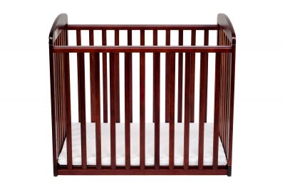Shop DaVinci Baby Alpha Mini Rocking Crib in Cherry M0598C