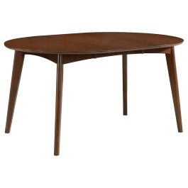 Coaster Jedda Oval Dining Table Dark Walnut in Dark Walnut 105361
