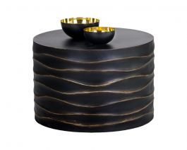 SUNPAN Solterra Corey Coffee Table in Black/Brass 105505