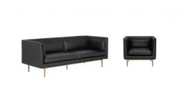 SUNPAN Irongate Batavia 2-Pieces Living Room Set in Vintage Black/Bronze
