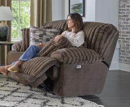 Catnapper Hollifield Power Reclining Loveseat in Chocolate 61082