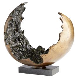 Cyan Design Concentric Chaos Sculpture in Gold And Black 11242 PROMO CODE:UNIV21 for 21% Off