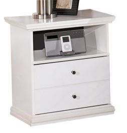 Bostwick Shoals Nightstand in White B139-91 FedEx/UPS