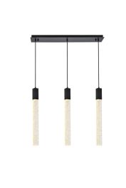 Elegant Weston 3 Lights Pendant in Black 2066S32BK