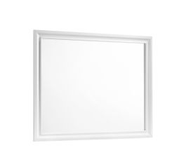 Coaster Barzini Rectangle Mirror in White 205894