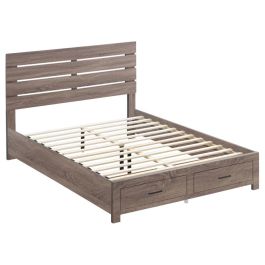 Coaster Furniture Brantford Queen Storage Bed in Brown 207040Q