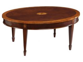 Hekman Copley Place Oval Coffee Table in Copley 2-2500 CODE:UNIV20 for 20% Off
