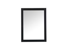 Elegant Aqua Vanity Mirror 24X32 In. in Black VM22432BK