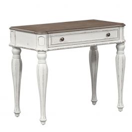 Liberty Magnolia Manor Accent Vanity Desk in Antique White 244-AT3630 EST SHIP TIME APPX 4 WEEKS