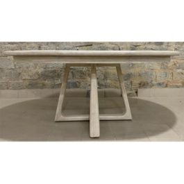 Riverside Carmella Round Dining Table in Pebble Oak 25052