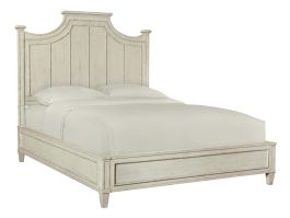 Bassett Furniture Bella Queen Panel Bed in White 2572