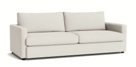 Bassett Furniture Allure Track Arm Sofa in White 2611-62FC