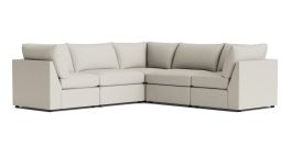 Bassett Furniture Beckham Modular L-Shaped Sectional in Bone 2676